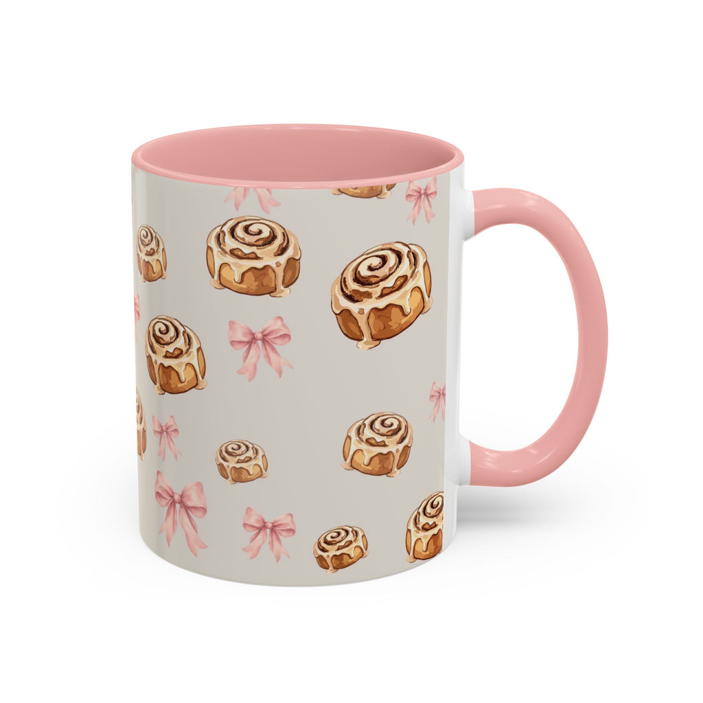 Pink Cinnamon Roll Coffee Mug – Cute Ceramic Tea Cup | Aesthetic Gift for Coffee Lovers
