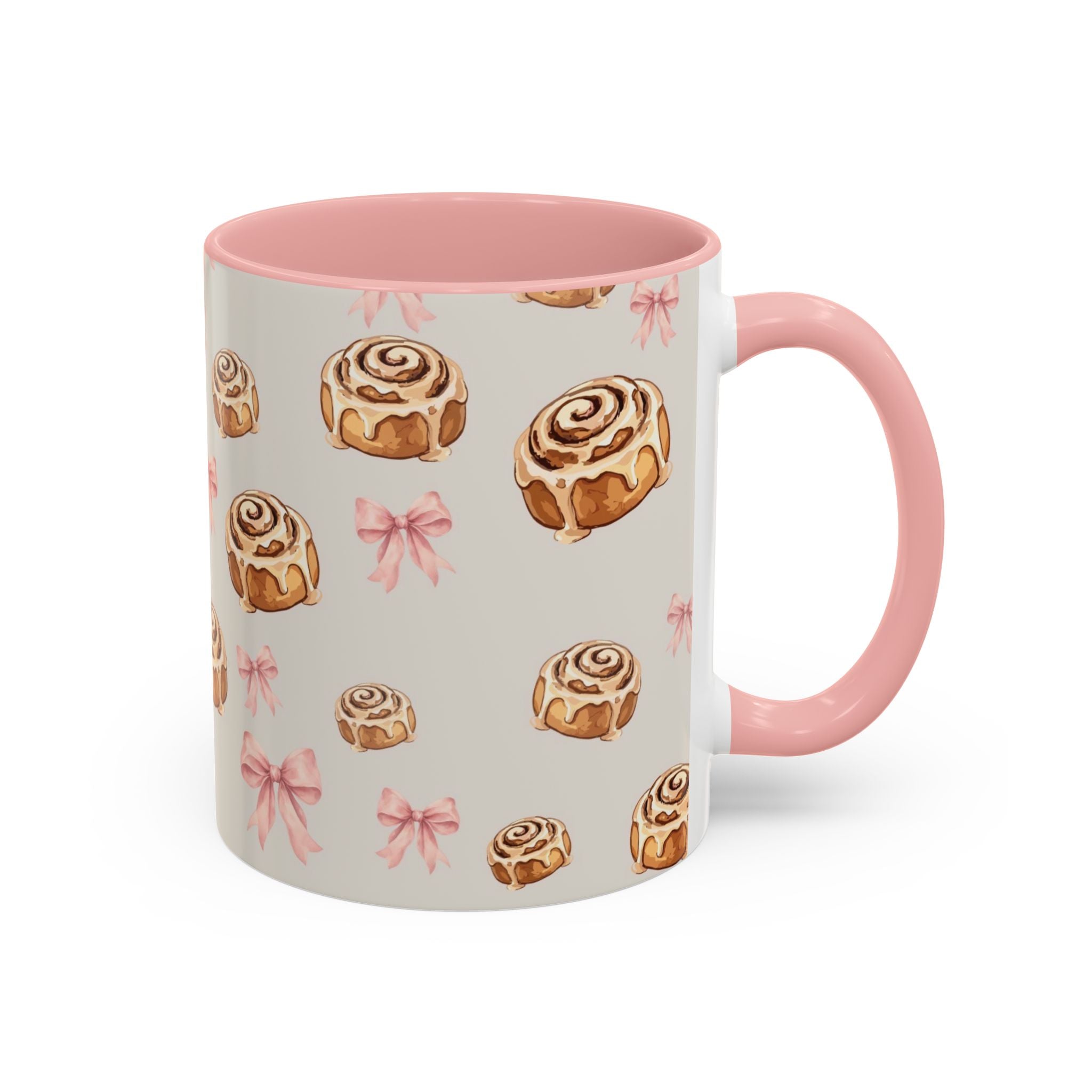 Pink Cinnamon Roll Coffee Mug – Cute Ceramic Tea Cup | Aesthetic Gift for Coffee Lovers