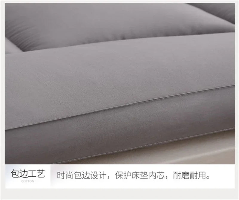 Four Season Can Be Used Queen Mattress Pad Soft Thicken Quilted Mattress Toppers Living Room or Car Sleeping Mats Field Camp Mat