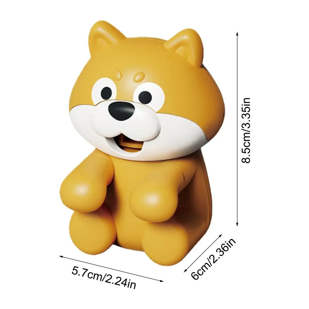 Mini Clip On Fan Cute Dog Shape Rechargeable Portable Fan for Desk Office Travel Hot Water Food Cooling Personal Air Circulator