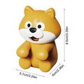 Mini Clip On Fan Cute Dog Shape Rechargeable Portable Fan for Desk Office Travel Hot Water Food Cooling Personal Air Circulator