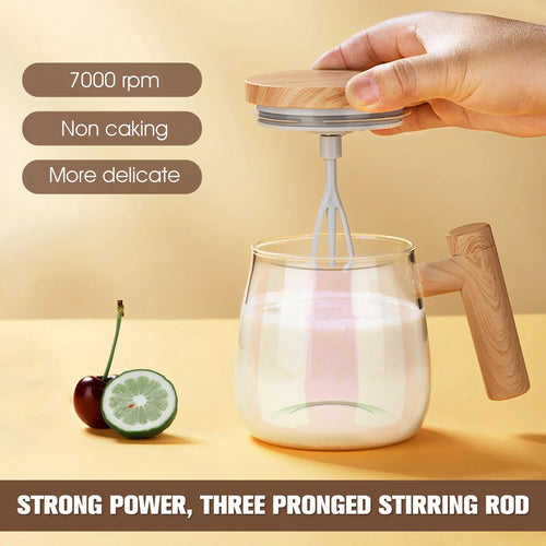 400ML Self Stirring Mug 7000RPM Electric High Speed Mixing Mug With Waterproof Automatic Mix Cup for Coffee Milk, Matcha Latte & Protein Powder