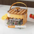 50 Grids Press Type Ice Cube Mold Double-layer Ice Cube Tray with Lid Reusable Ice Box Ice Making Tools Ice Storage Ice Machine