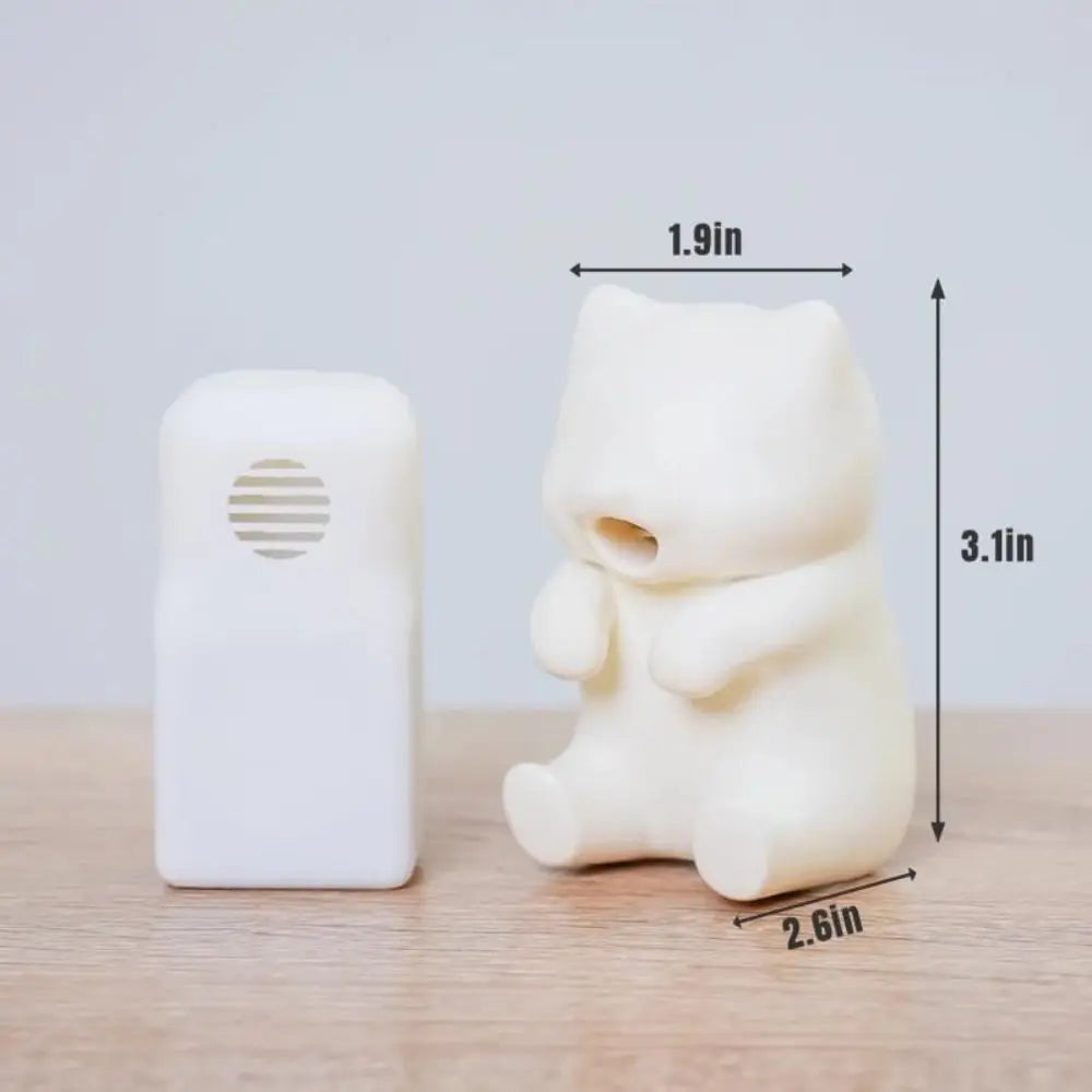 Mini Cat-Shaped Food Cooling Fan USB Rechargeable 2 Speeds Food Cooling Tools Cools in 3 Mins Waterproof Food Fan for Hot Drinks