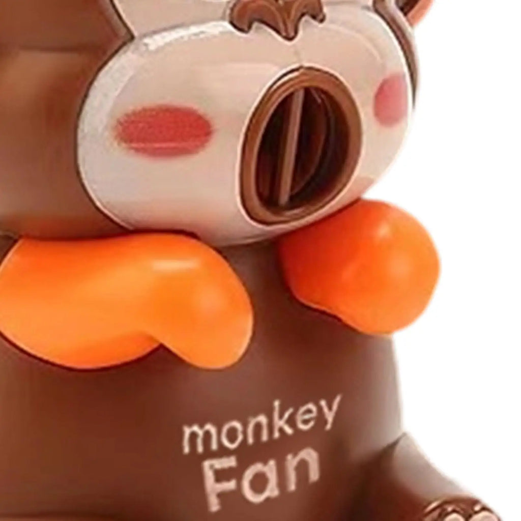 Mini Food Cooling Fan 3 Speeds Cute Animal Portable USB Rechargeable Clip-On Personal Fan for Soup Stew Coffee Tea Baked Goods