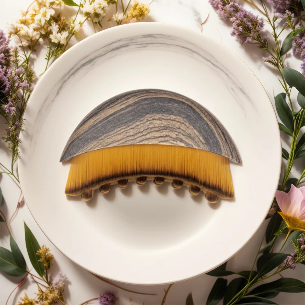 Lymphatic Contour Face Brush Dry Brushing Face Brush Lymphatic Drainage Massager for Face Chin Sculpting The Skin Relief Fatigue